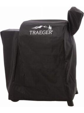 Traeger Pro 575 Grill Cover Heavy-Duty All-Weather Black With Logo Durable